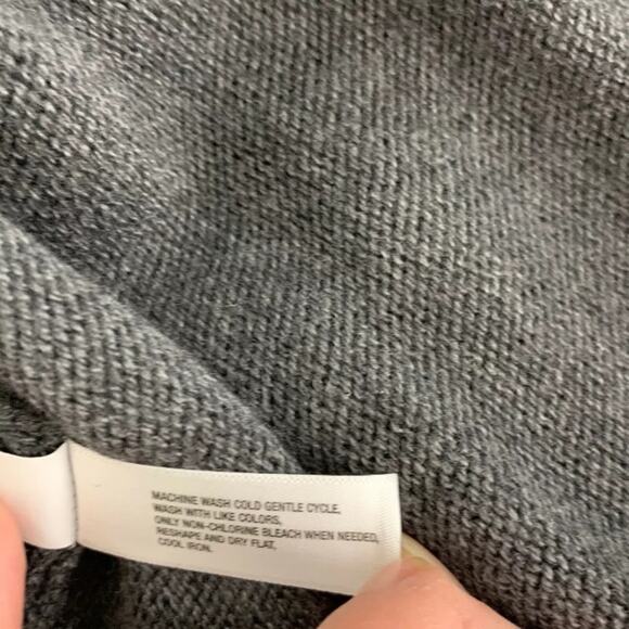 Gap Size XL Angora Grey Cardigan Open Sweater - Picture 4 of 6